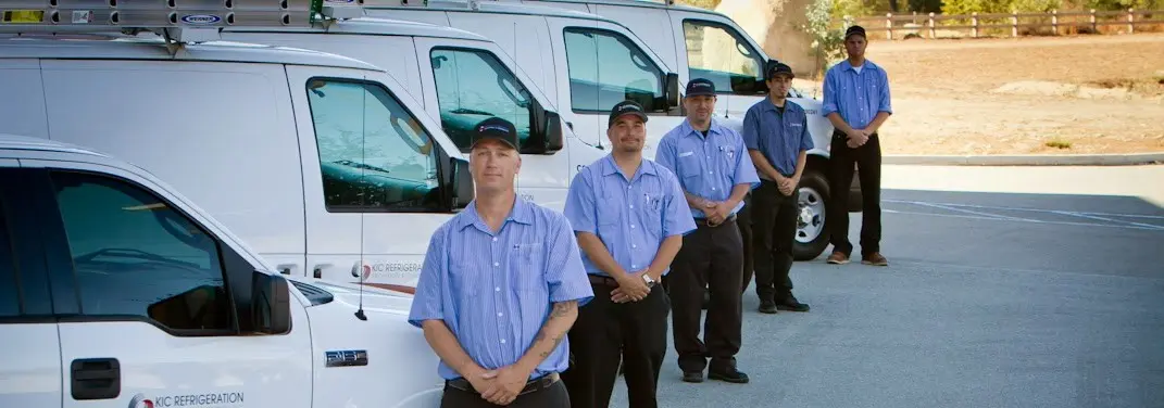 KIC Refrigeration crew ready for Heat Pump Installation jobs across Plains